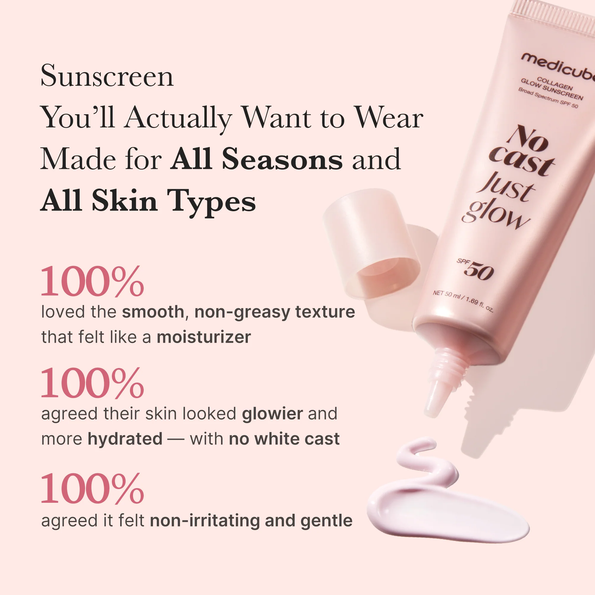 [Subscr.] No Cast Just Glow Collagen Sunscreen - Image 6