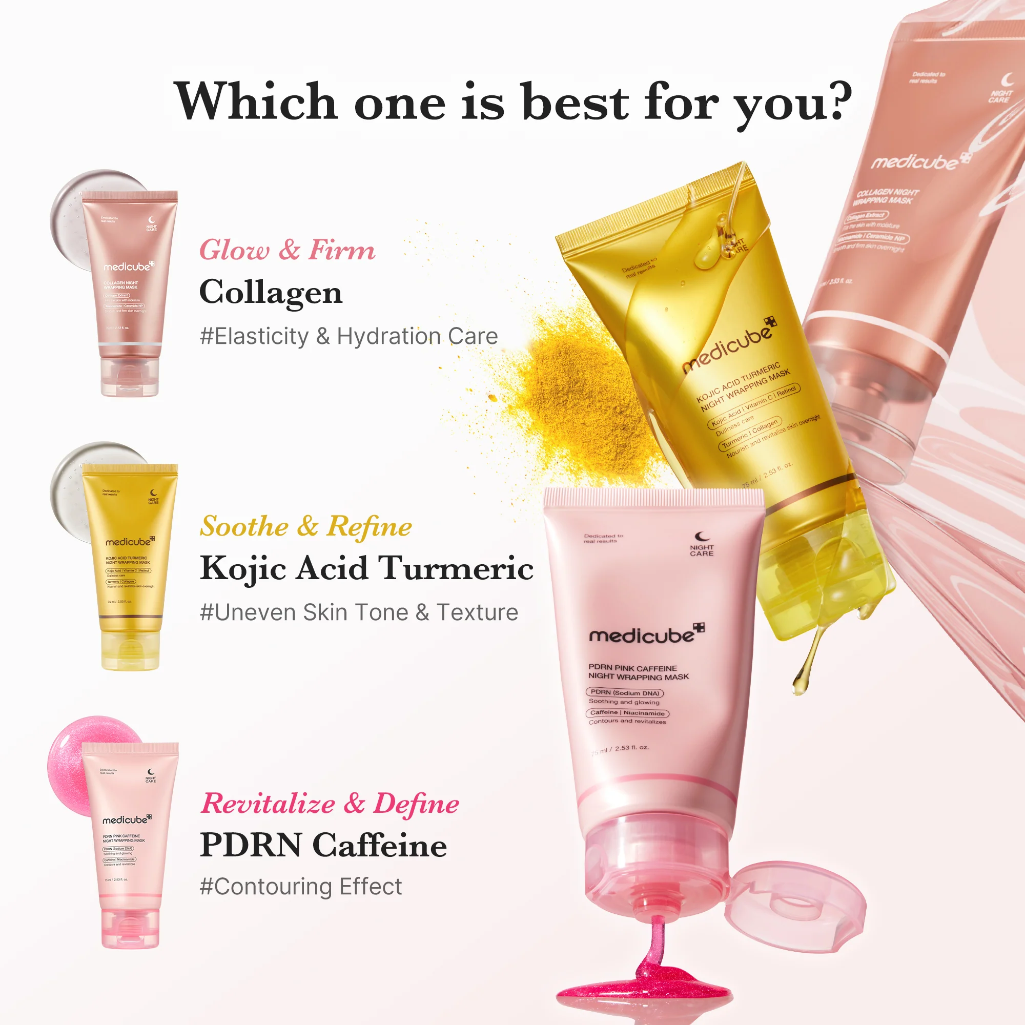 [GIFT] PDRN Pink Caffeine Overnight Wrapping Mask - Image 6